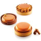 Silikomart Набор форм для тартов ROUND d 8 cм KIT TARTE RING ROUND D80 MM KIT TARTE RING ROUND D80 MM фото