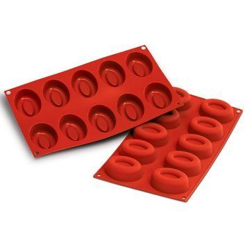 SF084/C Силиконовая форма для десертов MEDIUM OVAL SAVARIN SF084/C фото